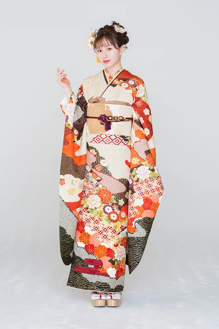 No.1009-茶・黒・紫