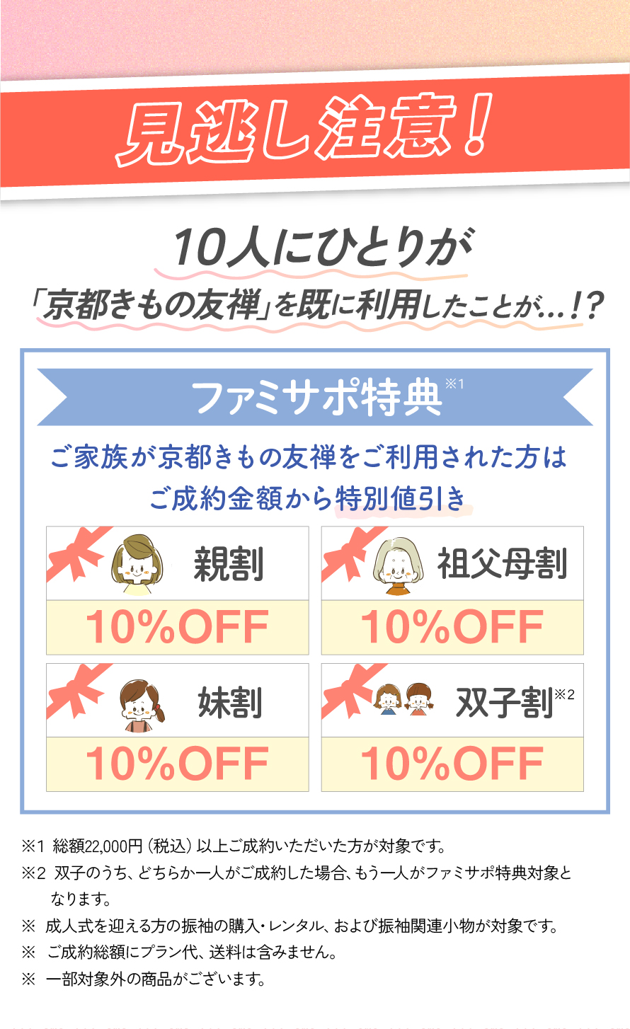 ファミサポ特典について