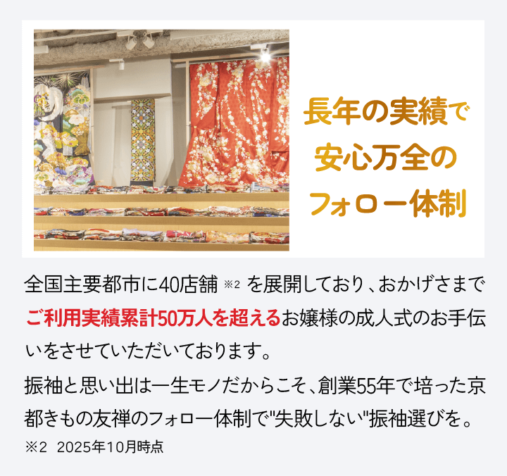 アフターフォローまでお任せ 詳細