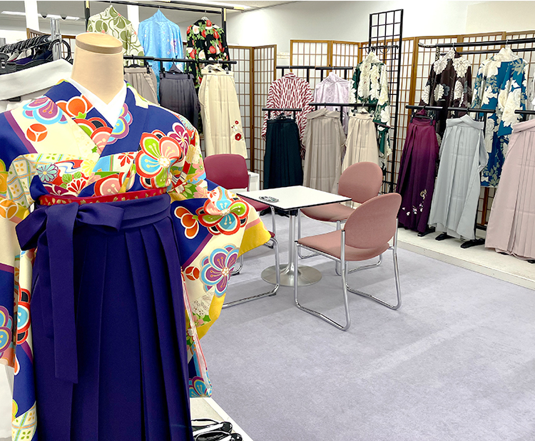 立川店_二尺袖きもの・袴