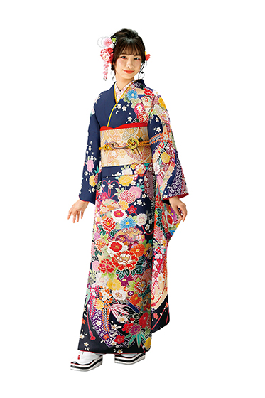 No.1072 正絹 京友禅【期間限定OFF価格】｜成人式の振袖レンタル・購入 