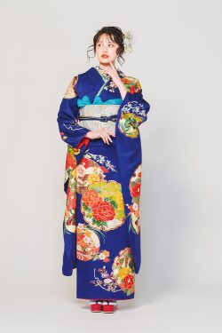 502z8〇京都きもの友禅 人気色 振袖 身幅広め 地紋 雪輪文〇成人式 結婚式 502z8〇京都きもの友禅 人気色 振袖 身幅広め 地紋 雪輪文〇成人式