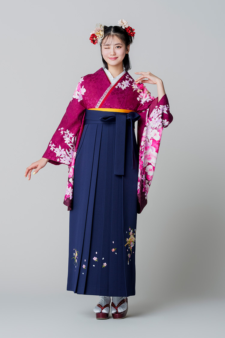 二尺袖きもの No.6509/袴 No.6913