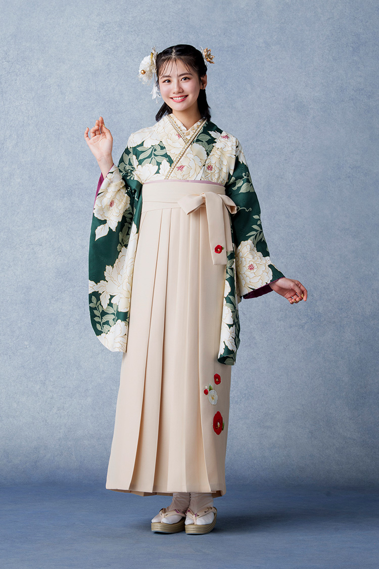 二尺袖きもの No.6532/袴 No.6917