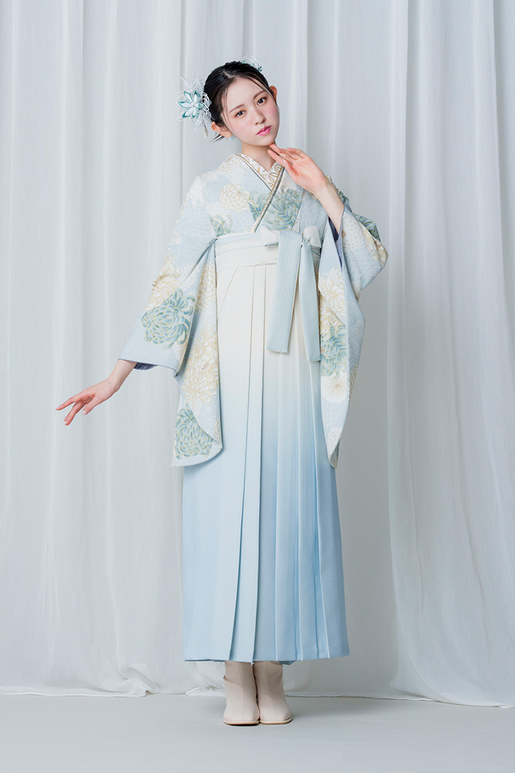 二尺袖きもの No.6540/袴 No.6927