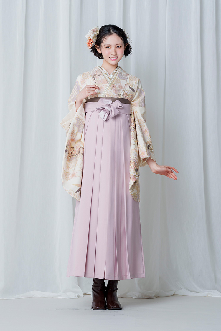 二尺袖きものレンタル袴レンタル/無地腰ひもベロア