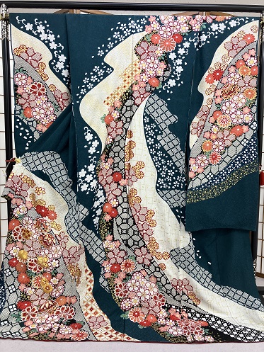 手絞り刺繍