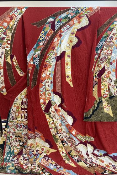 【正絹 京友禅】振袖