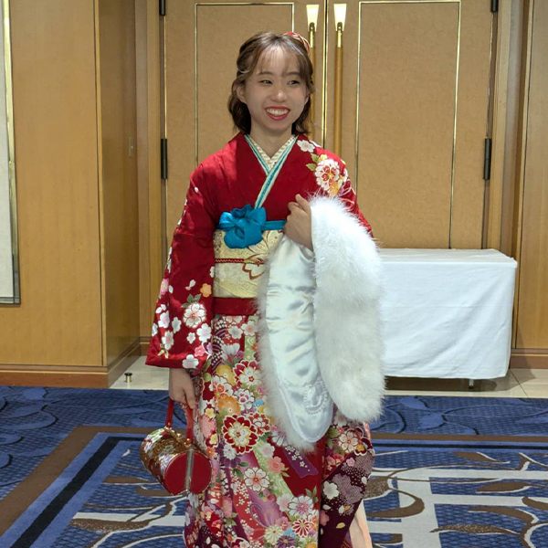 着物の柄に合わせて帯の結い方も合わせてもらえて、可愛いかったです