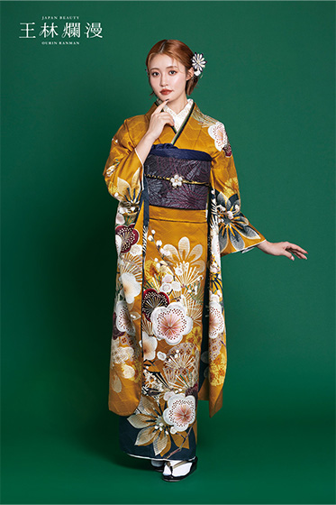 NEW【ブランド振袖】王林爛漫  OR-321