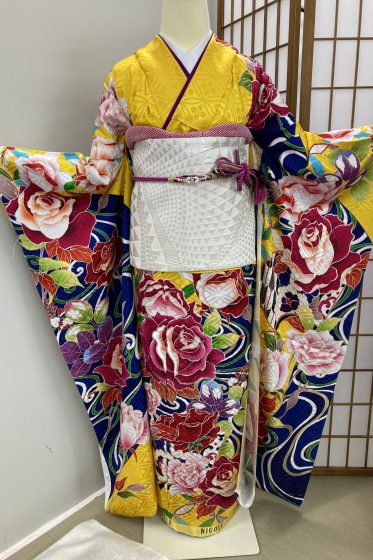 正絹　ブランド振袖　