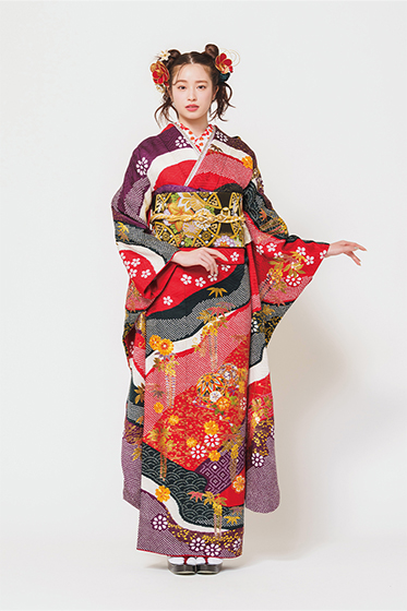 310_正絹 手絞り金彩